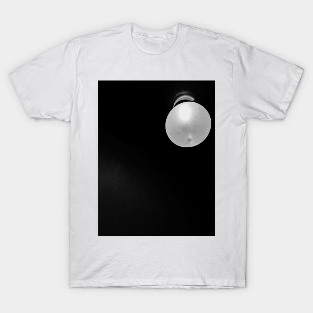 Black and White Light T-Shirt by MrWho Design